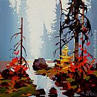 Michael O'Toole Soft Day in Masset painting